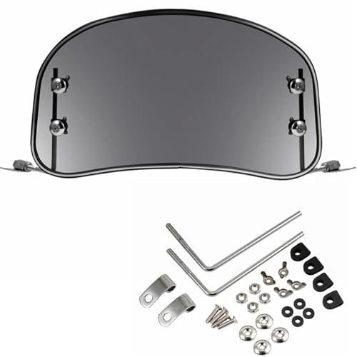 Pare-brise de moto universel anti-fatigue - Déflecteur d'air Smoke