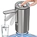 YISH Wasserflaschen Pumpe 5 Gallonen：Wasserspender Pumpe Tragbare mit Klappbarer Wasserauslass, Unterstützt USB-Laden, Wasserspender Automatische Mit 2 Adaptern, Für Zuhause, Küche, Büro, Camping