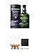 Produktbild Connemara 12 Jahre Peated Single Malt Whiskey 0,7 Liter + The Glencairn Glass Whisky Glas Stölzle 2 Stück + Schiefer Glasuntersetzer eckig ca. 9,5 cm Durchmesser