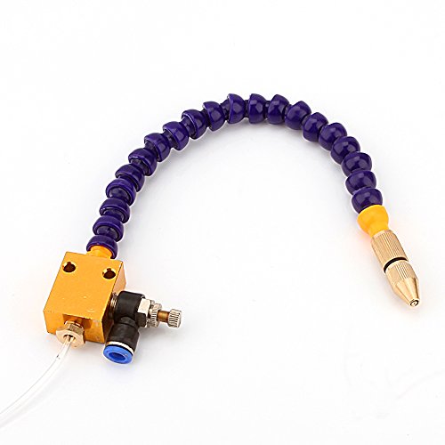 Nebel-Kühlmittel-Schmierung Kühlmitteldüsen-Sprühsystem für Metallschneiden, Gravieren, Kühlsprühgerät für 8-mm-Luftleitung, CNC-Drehmaschine, Fräsbohrer. Neu