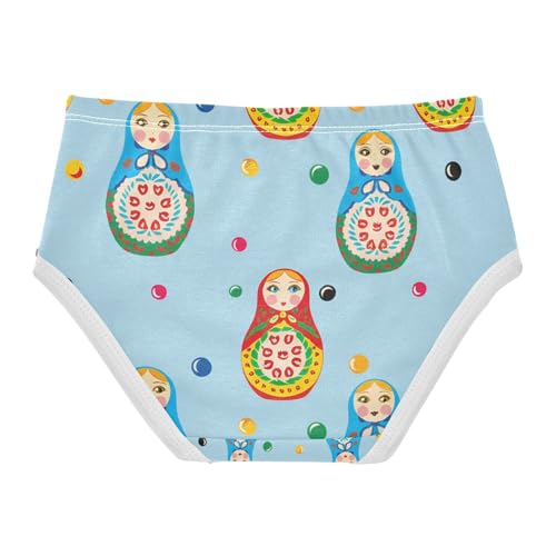 Colorful Russian Nesting Dolls Toddler Girls's Underwear 2T 202c11772