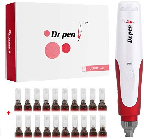 Professional Electric Derma Auto Pen Dr.Pen Ultima N2 Microneedling Pen with 22Pcs 12Pin/36Pin Cartridges