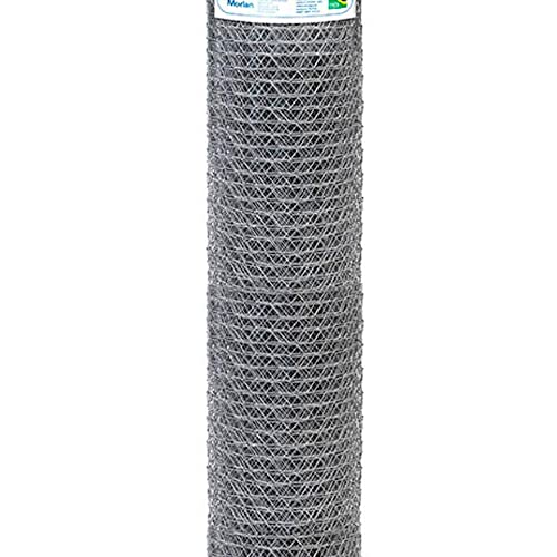 Tela metálica para galinheiro fio 18 BWG x 1,5 m rolo com 50 metros - Morlan