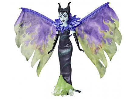 Coffret Figurine maléfique 30 cm - Set poupée Mannequin Princesse Les Villains + 1 Carte Animal - Jouet Fille Collector