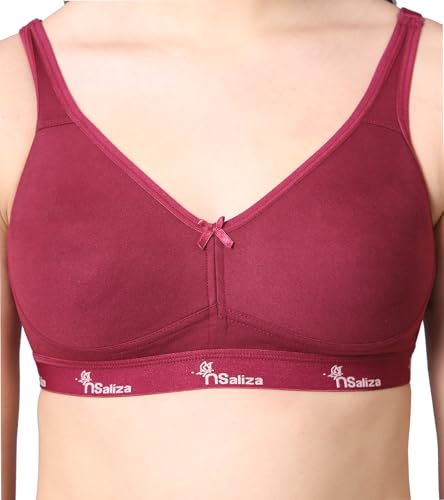 Image of Pack of 1 Non Padded Wire Free Seamless Full Coverage Sports Bra