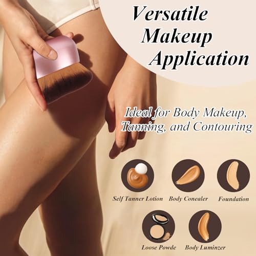 image for GloréBrochas 75MM Extra Large Self Tanner Kabuki Makeup Brush – Ult