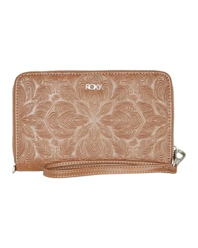Roxy Back in Brooklyn - Women's Zip Wallet ERJAA04403, Brown-Woodsmoke, Taille unique, Modern