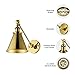 BAYCHEER Industrial Vintage Wall Sconce Wall Lamp Light Fixture with Cone Shade for Indoor Bar Warehouse Hallway Restaurant with E26 Light Bulb Socket, Gold