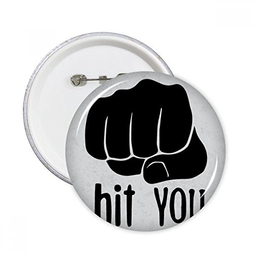Badge personnalisé pour personnaliser un vêtement motif poing