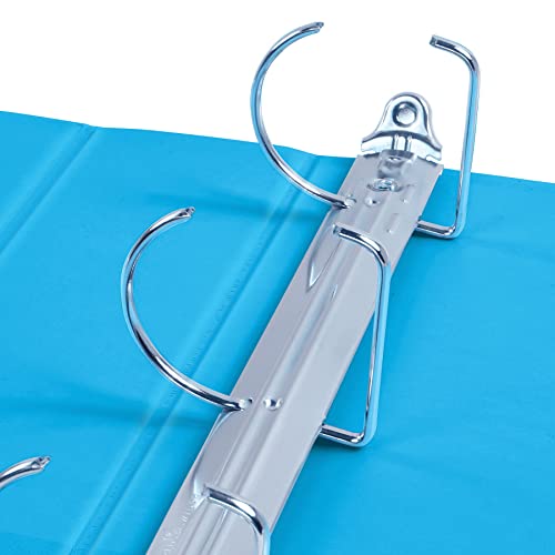 Oxford® 3 Ring Binders, 2" D Rings, Holds 540 Sheets, Clearvue™ Presentation Binder, Blue, 4Pk #TOP3