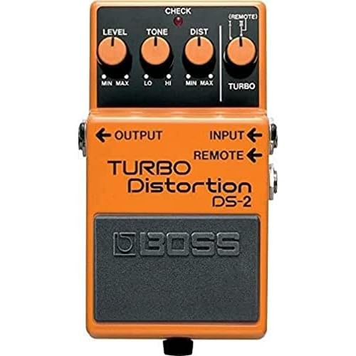 Pedal de efectos de guitarra BOSS DS-2 Turbo Distortion — Sonidos de distorsión BOSS clásica con modos Turbo adicionales