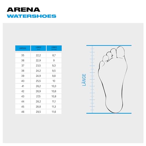 arena Unisex-Wassersocken mit Honigwabenmuster, Damen- und Herren-Badesocken, Schwimmsocken für Schnorcheln und Aquagym Damen/Herren… – Ansicht 6