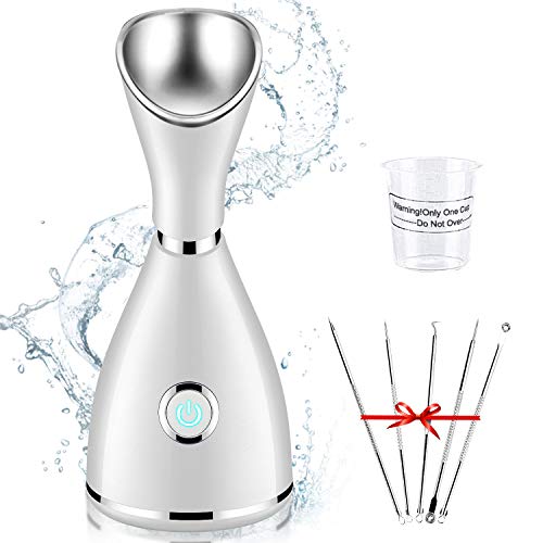 Vapeur Visage Vaporisateur Aiemok Visage Steamer Sauna Spa Facial Chaude Nano Ionique