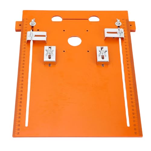 FTVOGUE Placa Base de Sierra Circular, Material de PU con Múltiples Patrones de Orificios y Marcas de Escala Claras, Ideal para Carpintería y Máquinas de Recorte