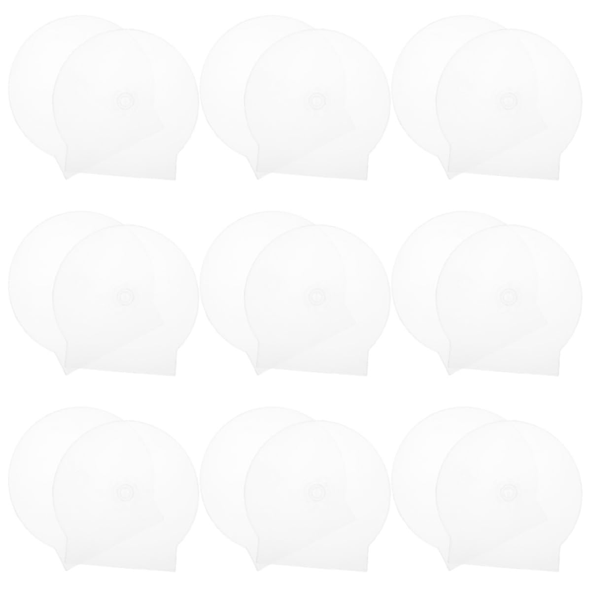 Boîtiers CD transparents HANABASS en plastique lot de 50 étuis de rangement anti-poussière DVD