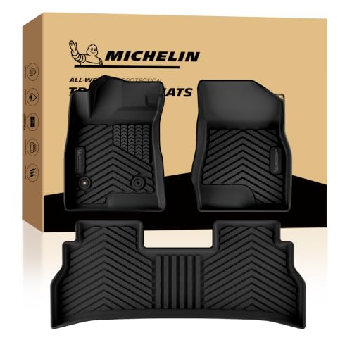 Image of Michelin Vehicle Mats, All-Weather TPE Custom Fit Liner for 2024-2026 Chevy Trax /Buick Envista (3 Piece), Premier