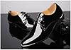 Ninepointninetynine Formal Shoes Dress Oxford for Men Lace Up Shiny Round Toe Derby Shoes Patent Leather Anti-Slip Low Top Non Slip Prom (Color : Black, Size : 9 UK) #2