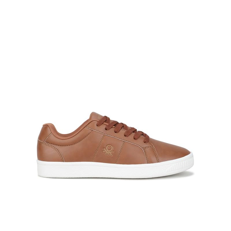 Image of United Colors of Benetton Mens United Colors of Benetton Solid Lace-up Basic Knot Sneakers Sneaker