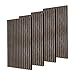 Produktbild Dalsys Akustikpaneele 120x60cm, 4 Stück Walnuss, Wandverkleidung Wanpaneele Holz, Lamellenwand mit Geräuschedämmung