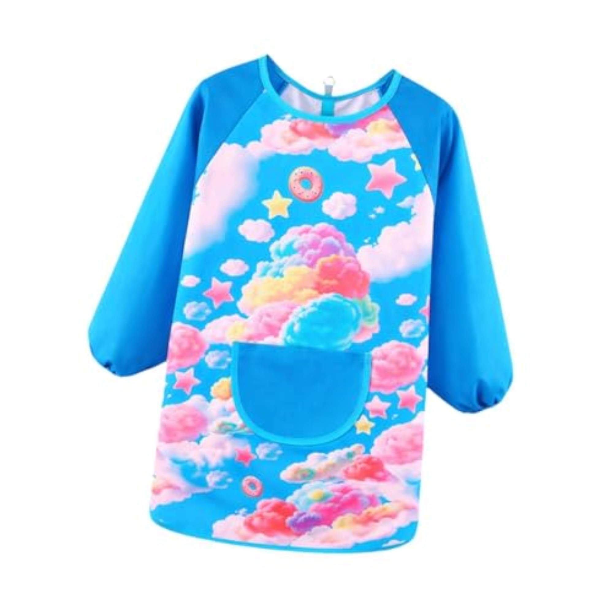 Kids Lightweight Art Smock Bib for Drawing and Cooking