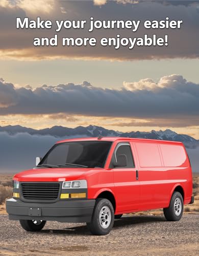 Image of Window Rain Guards for Chevy Express Van & GMC Savana 2500 3500 1996-2026