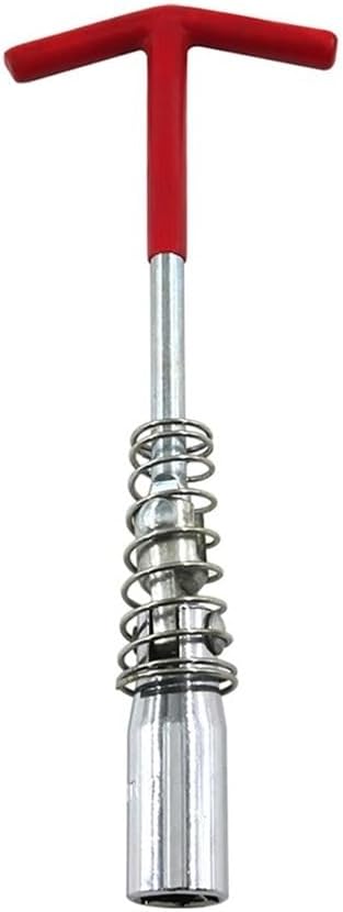 1pc Car Auto Motorcycle T-Handle 16mm Remover Installer Universal Joint Spark Plug Sleeve Socket Hand Tool