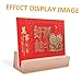 LALAFINA Compact Wooden Picture Holder Stand for Desk Calendar Photo Card Holder Versatile Desktop Decor Stable Support for Memo Display Multifunctional Base