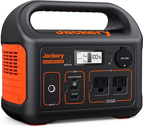 Jackery Explorer 300 Portable Power Station (Renewed) - Your Off-Grid Powerhouse!