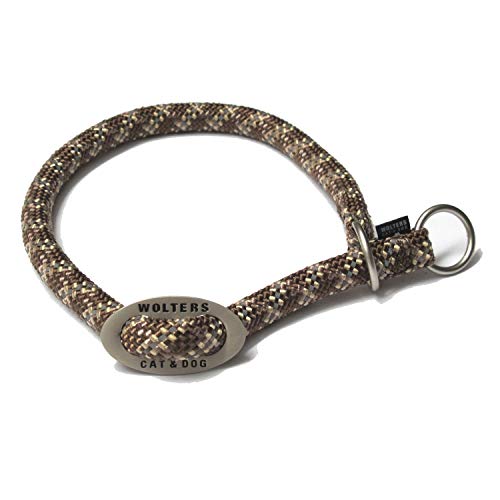 Wolters | Schlupfhalsband Everest reflektierend in Schwarz/Graphit | L 35 - 40 x B 0,9 cm