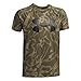 Under Armour Boys' Tech Big Logo Printed Short-Sleeve T-Shirt, (392) Marine OD Green / / Bayou, Medium