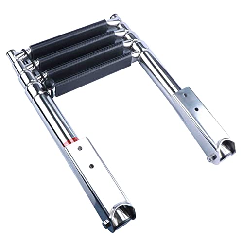 Escalera Telescópica de Acero Inoxidable para Piscina o Barco, 4 Peldaños miniatura 5