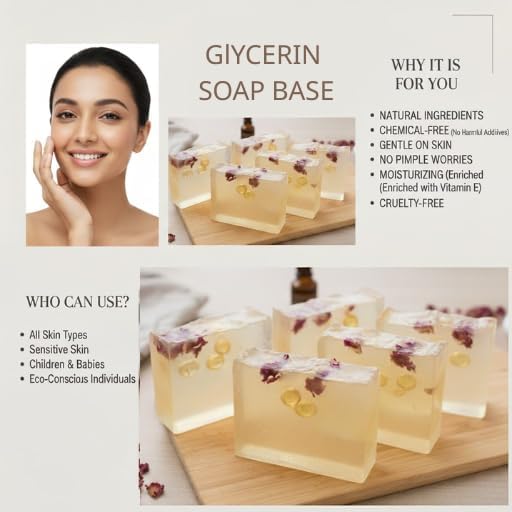 Glycerin Soap Base, 500gm, for Soap Making 2