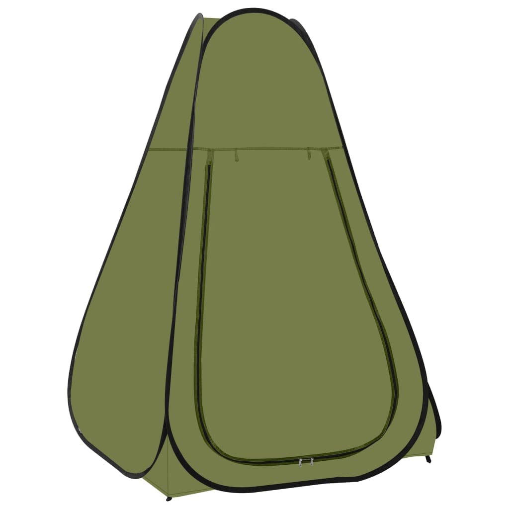 Tente de Douche escamotable Vert en Tissu Hydrofuge pour Camping randonnée extérieur abri Portable Pliable pour Jardin Plage Piscine ou vestiaire Intime