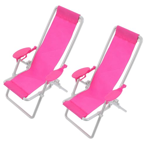 BESPORTBLE 2 Piezas Sillas Miniatura para Casa de Muñecas Diseño Realista y Seguro Juguete Educativo para Accesorio Decorativo para Fotografía y Coleccionistas