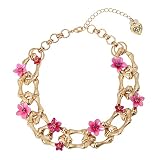 Betsey Johnson Flower Bamboo Collar Necklace