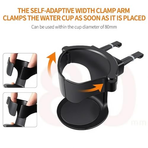 Car Cup Holder,2PCS Universal Car Drink Holders, car cup holder expander,Adjustable cup holder for cars,Water Bottle Holder, Drink Stand - Image 4
