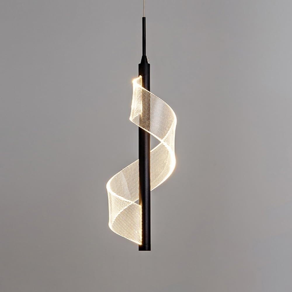 Vfdaswqq Black Lamp, 7W Dining Room Living Hallway Ceiling Hanging Lamps(,4000K Neutral)