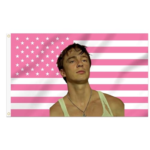 3x5 Foot Drew Starkey Rafe Cameron Decorative Flag Double-Stitched with 2 Brass Grommets Wall Hanging Tapestry for Room Decor College Dorm Outdoor Porch or Indoor Decorations