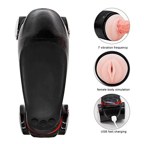 Masculino MasturbadorPene Massager, Full Automatic Male Vibration Delay Trainer for Men M-asturbrati