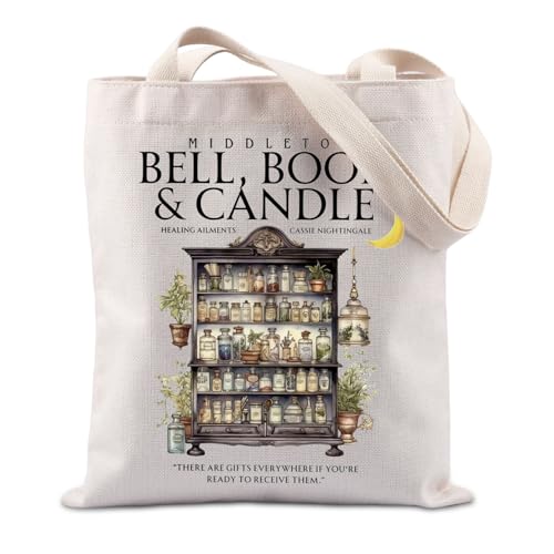 Bell Book Candle TV Show Inspired Gift Witch Lover Apothecary Witchcraft Grey House Fans Gifts Tote Bag