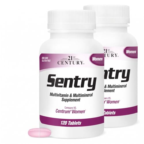 21st Century Sentry Women Multivitamin Tablets, 120 Count (Pack of 2)