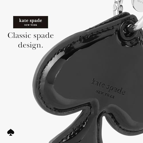 Image of kate spade new york AirTag Charm Keychain - Spade-Shaped AirTag Holder
