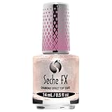 Seche Fx Diamond Effect Top Coat - Pink, Transforming Topper, Long-Lasting Polish Protection 0.5 Fl. Oz