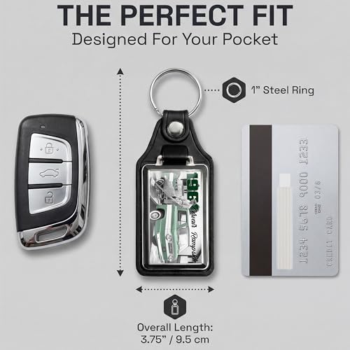 Image of Brotherhood Car Key Chain for Corvair - Classic Models Keychain for Men and Women Gift Key Ring