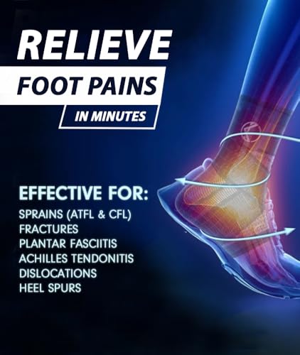 Koprez ANKLE-M-BLACK-SINGLE Plantar Fasciitis Sleeve - Plantar Fasciitis Relief, Plantar Fasciitis Socks, Ankle Compression Sleeve, Ankle Support For Women, Plantar Fasciitis Brace thumb #3