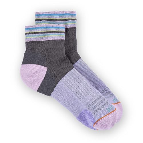 Image of Pistil Women's Grey Kaiya Quarter Sock MD