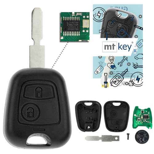 Clé radio Peugeot 406 Break 2001-2006 télécommande MT-KEY 434MHz