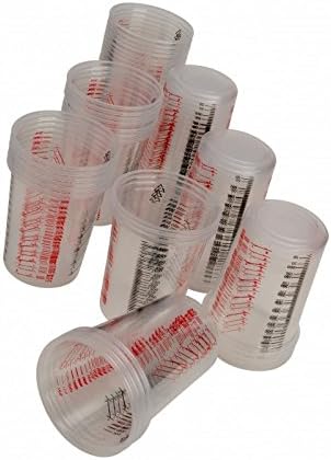 Fast Mover Tools, Plastic Paint Mixing Cups 600cc, 50pcs