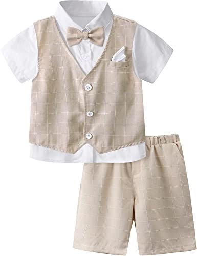 Ensemble gilet et short garçon A&J DESIGN pour grand jour