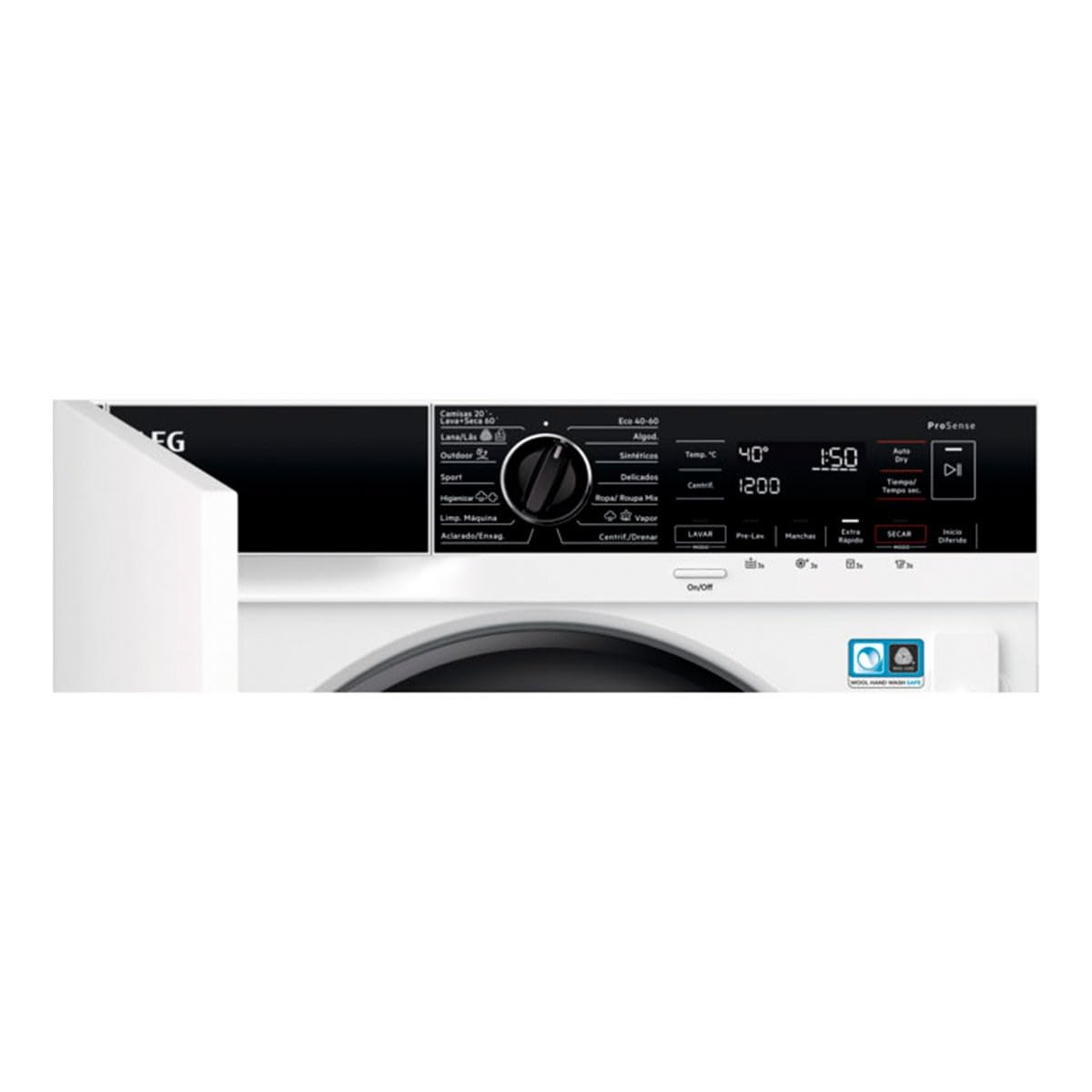 Lavasecadora Integrable 8Kg / 4Kg 1600Rpm Clase A/D AEG LWN7E8636F Blanco